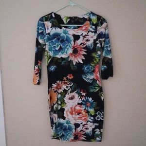 H&M Floral Long Sleeve Dress